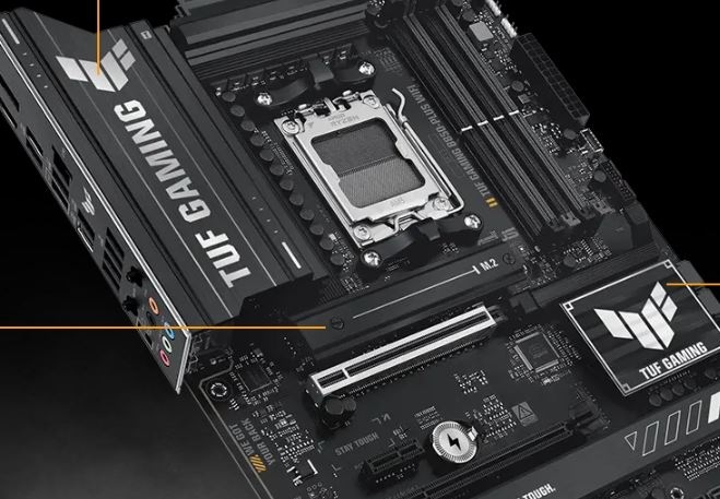 Chlazení Asus TUF GAMING B850-PLUS WIFI