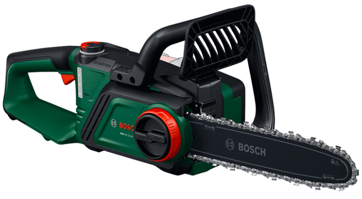 Řetězová pila Bosch PKE 18V-30-28 bez baterie akumulátorová pila s lištou 30 cm v zeleném provedení