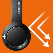 Sluchátka Philips SHB3175BK černá Perfektní izolace