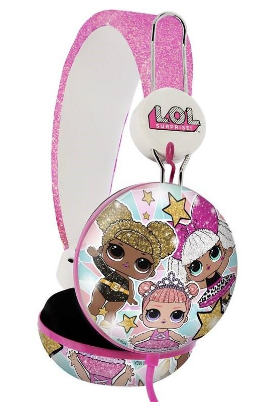 Sluchátka OTL Technologies L.O.L. Surprise! Glitter Glam Tween Dome růžová