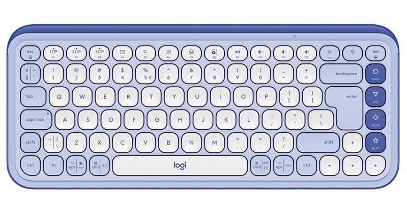 Klávesnice Logitech POP ICON, US layout fialová