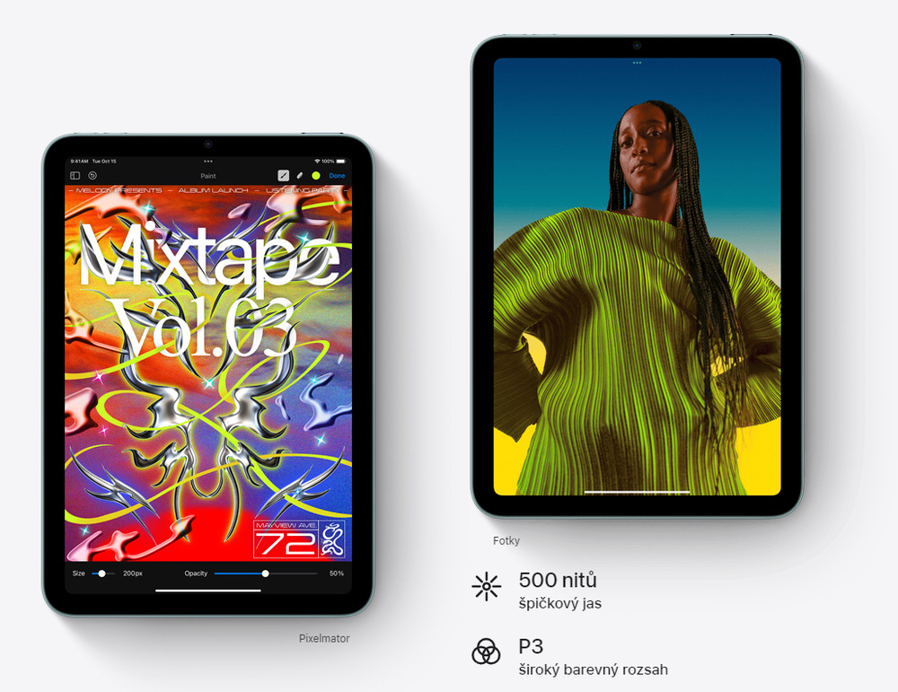 Dotykový tablet Apple iPad mini (2024) Wi-Fi + Cellular 512 GB - fialový