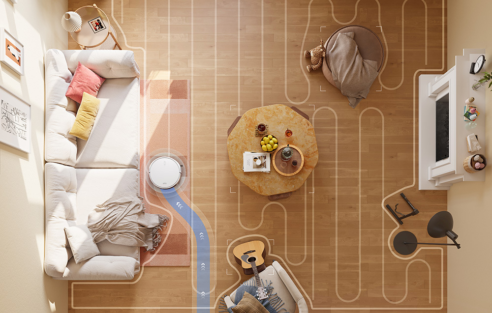 Robotický vysavač MOVA M1 Robot vacuum cleaner bílý