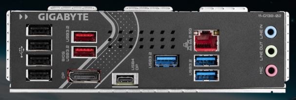 Základní deska GIGABYTE Z890 EAGLE MB Gigabyte Z890 EAGLE a konektorová výbava