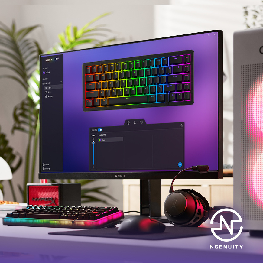 Klávesnice HyperX Origins 2 65 černá Klávesnice HyperX Origins 2 65 – nastavení RGB a maker v softwaru NGENUITY