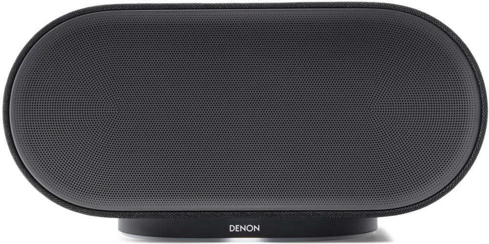 Elegantní mřížovaná přední strana reproduktoru Denon Home 600