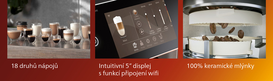 Automatický kávovar Saeco GranAroma Deluxe SM6680/00 černý Automatický kávovar Saeco GranAroma Deluxe SM6680/00 černý