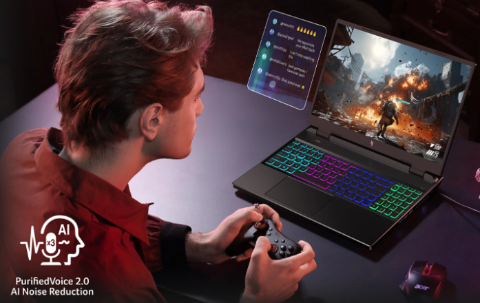 Notebook Acer Nitro V 16 (ANV16-41-R47B) černý