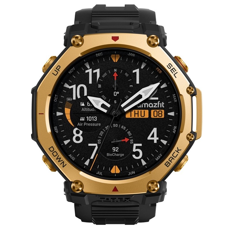 Chytré hodinky Amazfit T-Rex 3 Pro 48 mm černé/zlaté