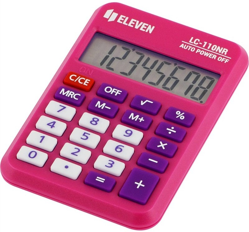 Kapesní osmimístná kalkulačka Eleven LC-110NR-PK