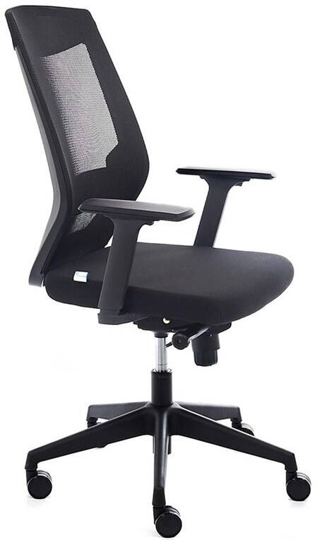 Ergonomická černá kancelářská židle Rocada Ergoline 908-4 se síťovaným opěradlem