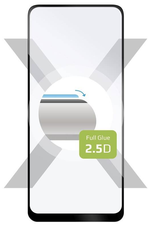 Tvrzené sklo FIXED Full-Cover na Xiaomi Redmi Note 10/Note 10S černé