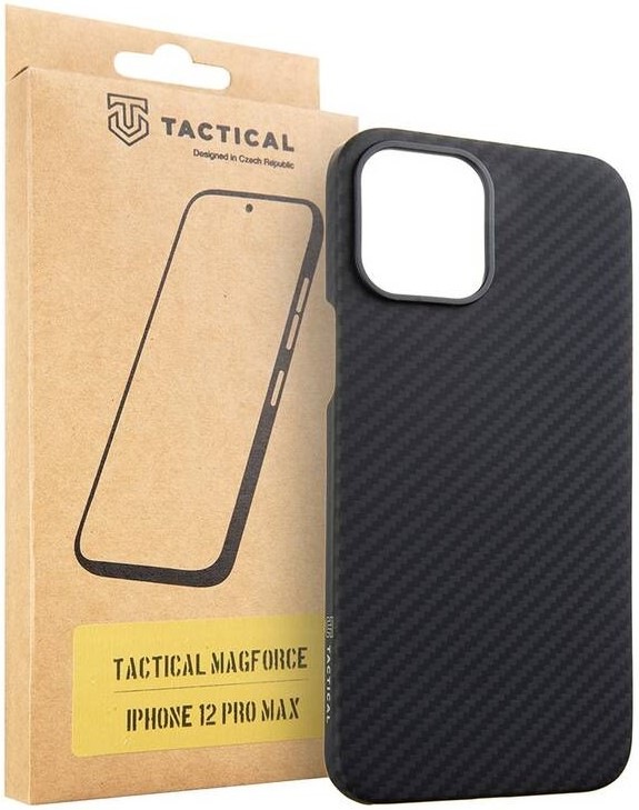 Kryt na mobil Tactical MagForce Aramid na Apple iPhone 12 Pro Max černý