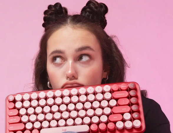 Klávesnice Logitech POP Keys US - heartbreaker