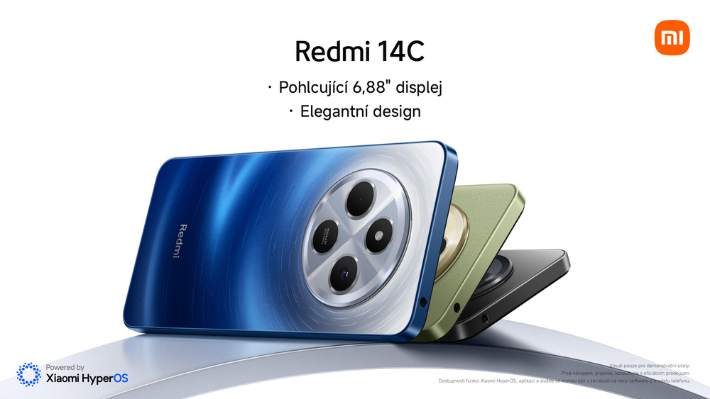 Mobilní telefon Xiaomi Redmi 14C 4 GB / 128 GB modrý