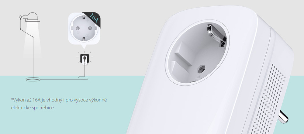 Síťový rozvod LAN po 230V TP-Link TL-PA8010P Starter Kit Síťový rozvod LAN po 230V TP-Link TL-PA8010P Starter Kit