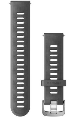 Řemínek Garmin Quick Release (20 mm), silikonový šedý Garmin 20 šedá