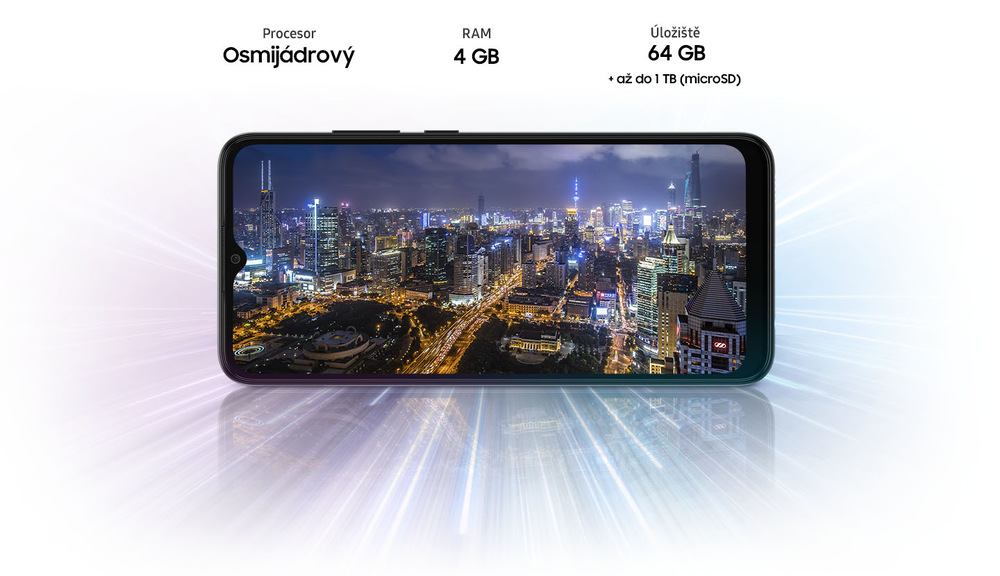 Mobilní telefon Samsung Galaxy A03 červený