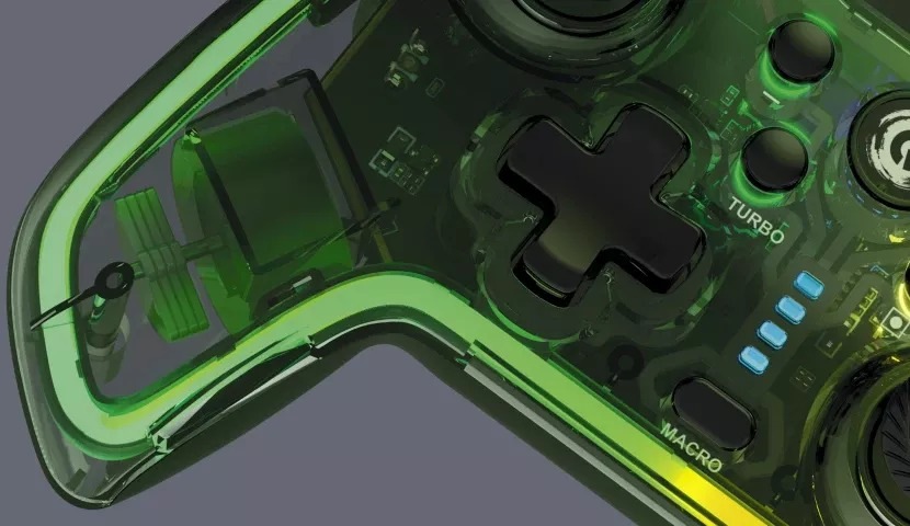 Gamepad Canyon GPW-02 RGB 5v1 (Nintendo Switch, iOS 13.0, Android, PC, PS3) průhledný Canyon GPW-02 RGB 5v1 (CND-GPW02)