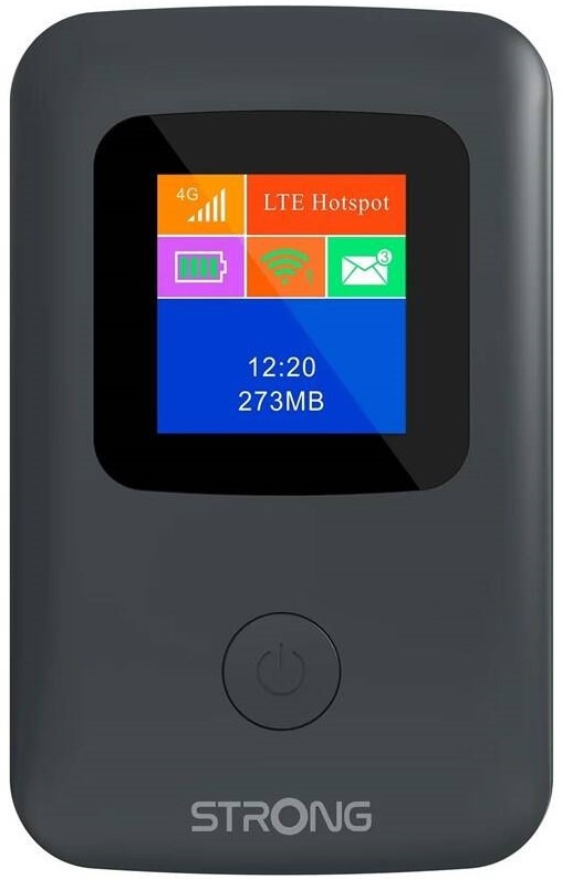 Přenosný hotspot Strong 4G 150C s displejem černý