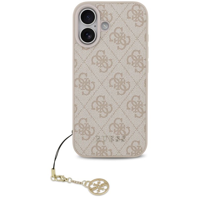 Kryt na mobil Guess 4G Charm Tone on Tone na Apple iPhone 17 - růžový
