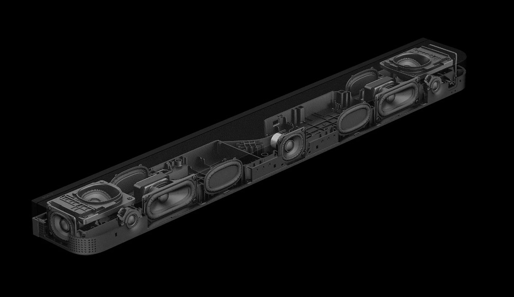 Soundbar Sony HT-A7100 Theatre Bar 7 KIT + SA-SW7 černý Sony HT-A7100 Theatre Bar 7 těží z inovativní konstrukce