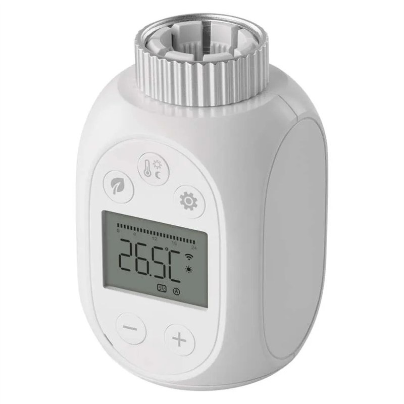 Termostatická hlavice EMOS GOSMART P5631S, digitální - bílá barva