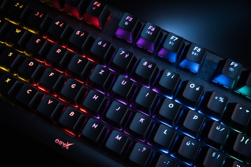 Klávesnice Niceboy ORYX K300X, CZ layout černá Klávesnice Niceboy ORYX K300X, CZ layout černá