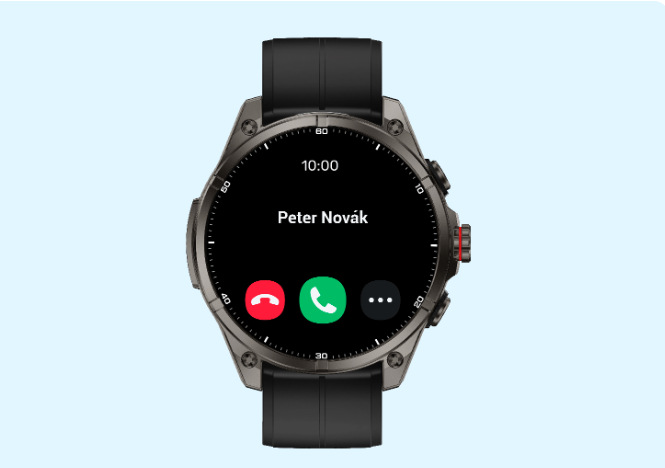 Už žádné hledání zvonícího telefonu v kabelce nebo po kapsách. Přijměte hovor jednoduše na hodinkách!