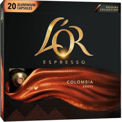 Kapsle pro espressa L’OR Espresso Colombia (20 ks)