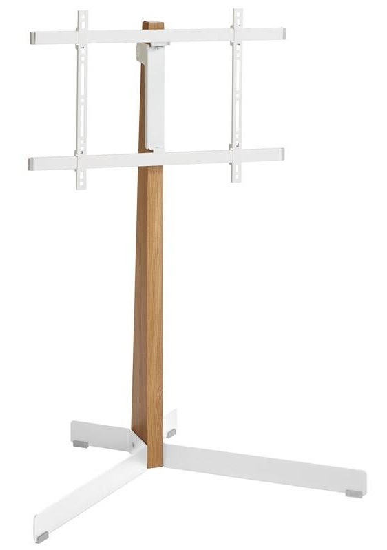 Stojan pro TV Vogel’s TVS 3695W pro úhlopříčky 40" až 77", nosnost 50 kg bílý/dřevo
