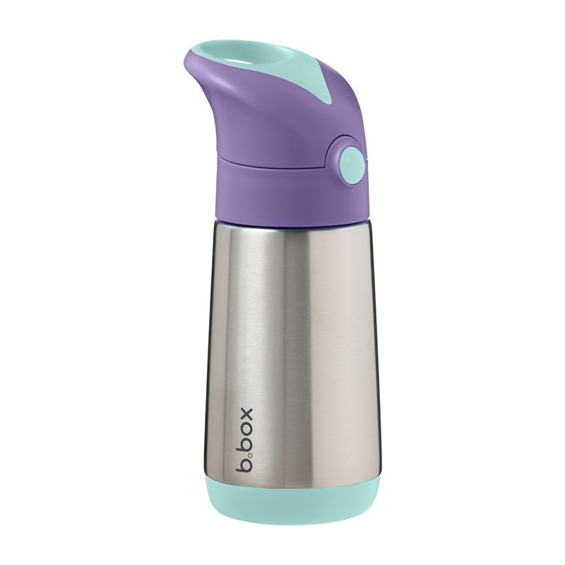 Termoska na pití s brčkem b.box 350 ml lilac pop