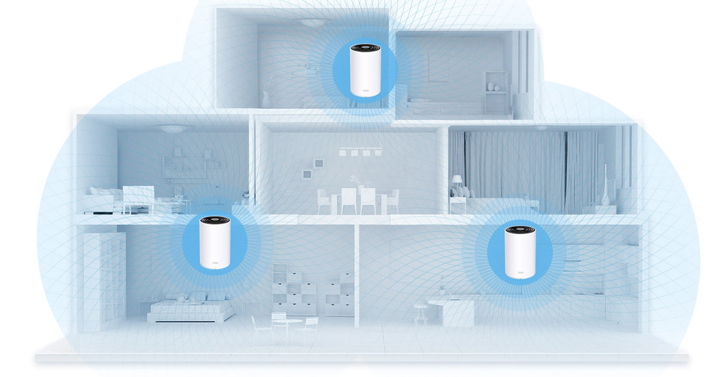 Komplexní Wi-Fi systém TP-Link Deco X68 (2-pack) bílý