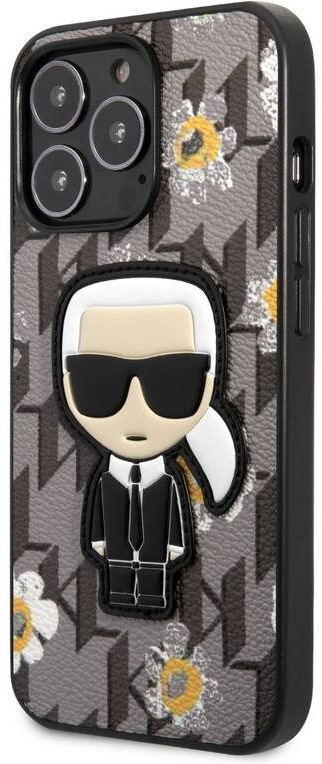 Kryt na mobil Karl Lagerfeld Ikonik Flower na Apple iPhone 13 Pro šedý Kryt na mobil Karl Lagerfeld Ikonik Flower na Apple iPhone 13 Pro šedý