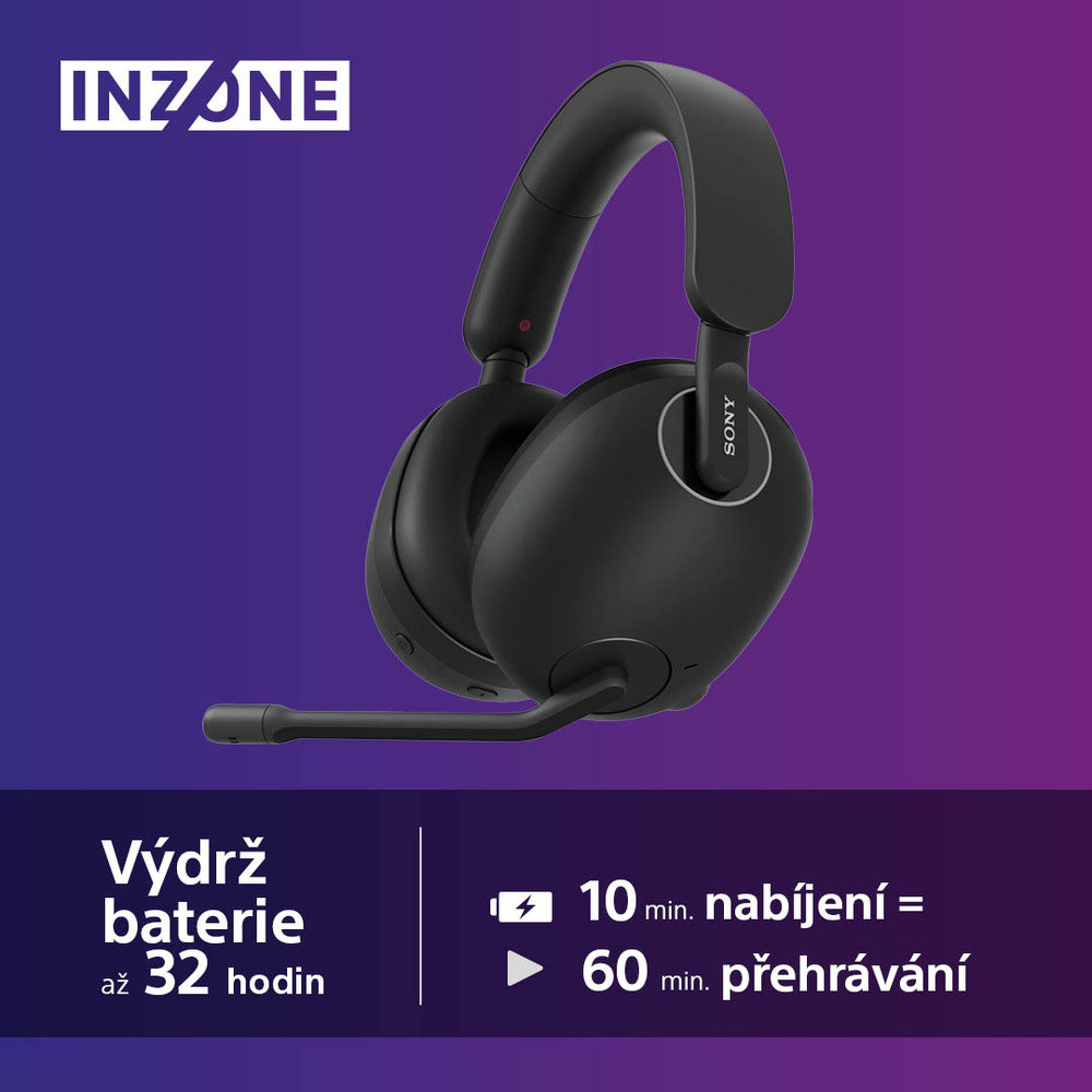  Sony Inzone H9, černá