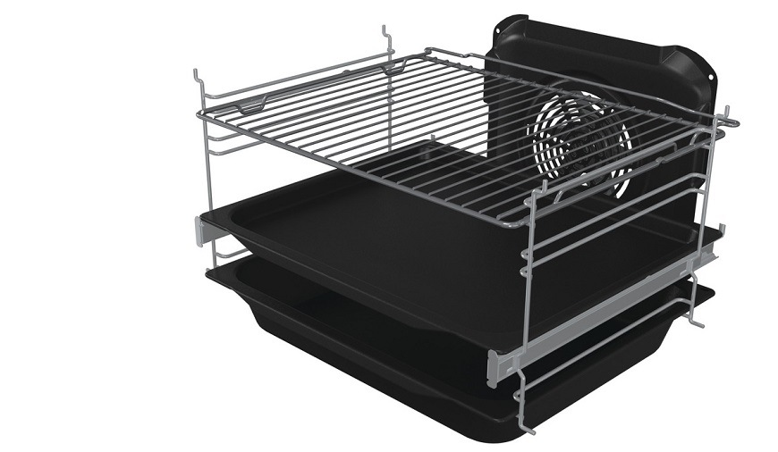 Kombinovaný sporák Gorenje MEKS5141BM, černá, příslušenství