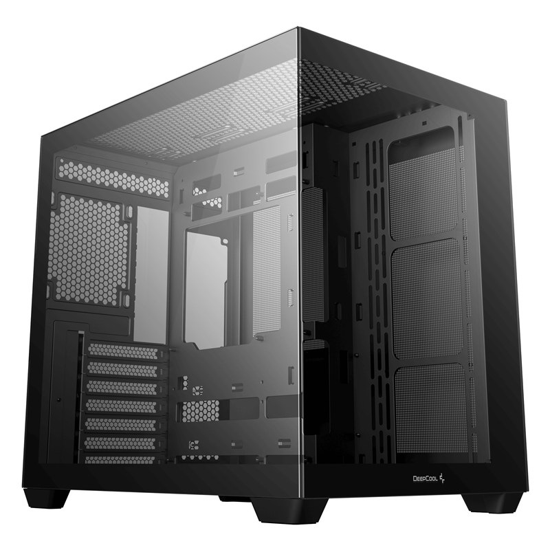 PC skříň DeepCool CG530, černá barva.