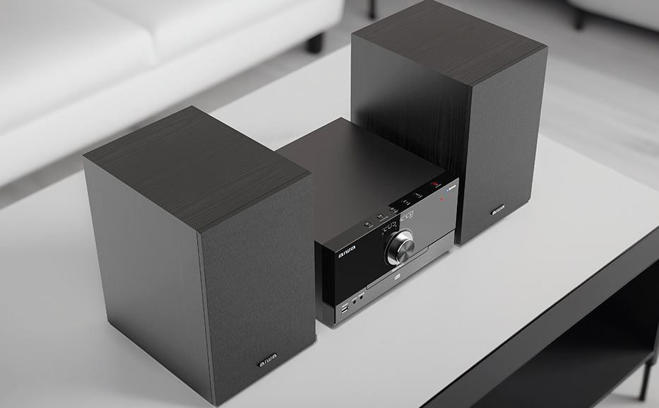 Mikrosystém AIWA MSBTU-600 černý Mikrosystém AIWA MSBTU-600 černý