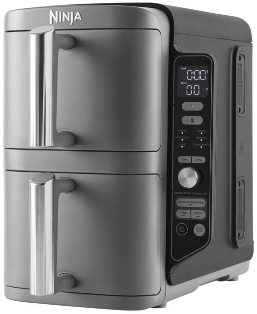 Fritéza horkovzdušná Ninja SL400EU Foodie Double Stack XL 9,5 l šedá