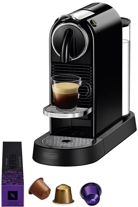 Kapslový kávovar De'Longhi Nespresso Citiz EN167.B černý Kapslový kávovar De'Longhi Nespresso Citiz EN167.B černý