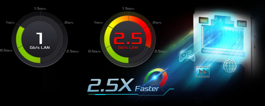 Základní deska ASRock B860M-X Rychlé 2.5Gb LAN připojení pro stabilní síťový výkon na základní desce ASRock B860M-X