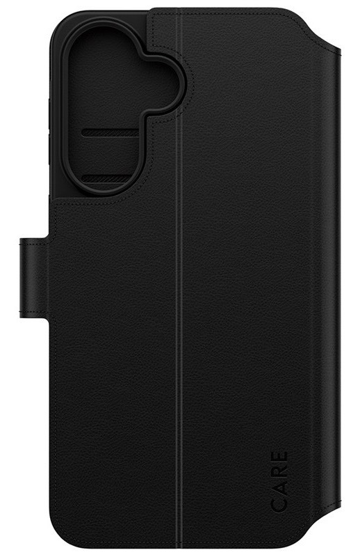 Pouzdro na mobil PanzerGlass CARE Wallet Kickstand na Samsung Galaxy A57, černá barva