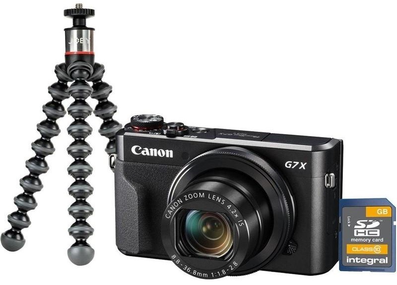 Digitální fotoaparát Canon PowerShot G7X Mark II Vlogger Kit černý