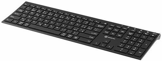 Klávesnice Powerton UltraSlim, US černá