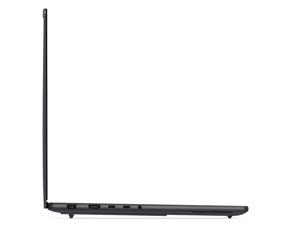 Notebook Lenovo Yoga Pro 9 16IPH11 šedý Profil otevřeného notebooku Lenovo Yoga Pro 9 16IPH11