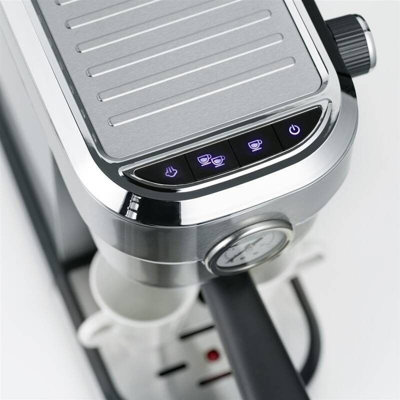 Espresso Severin KA 5995 stříbrné Espresso Severin KA 5995 stříbrné