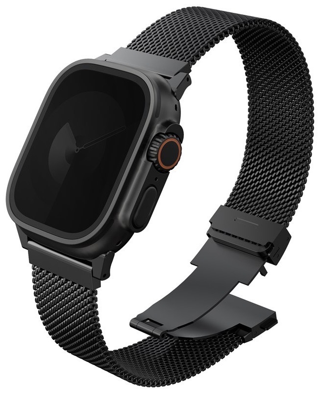 Řemínek Uniq Dante Pro na Apple Watch 49/46/45/44 mm černý