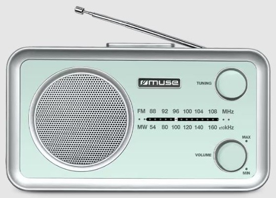 Radiopřijímač MUSE MF-060 zelený
