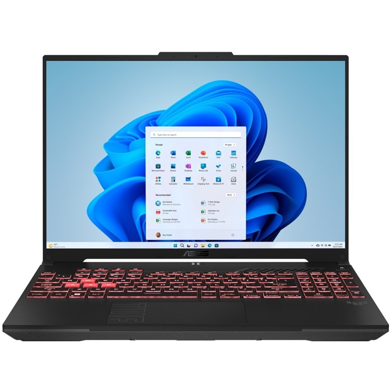 Notebook Asus TUF Gaming A16, černošedá barva