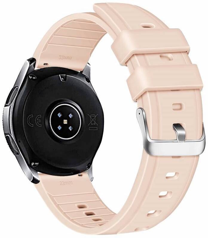 Řemínek RhinoTech univerzální silikonový Quick Release 22mm růžový